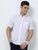 MEN'S WHITE-SOLID SLIM FIT SHIRT