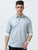 MEN'S BLUE PRINT SLIM FIT SHIRT