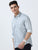 MEN'S BLUE PRINT SLIM FIT SHIRT