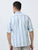 MEN'S BLUE STRIPES SLIM FIT SHIRT