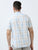 MEN'S BLUE CHECKS SLIM FIT SHIRT