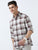 MEN'S DK.PINK CHECKS  SLIM FIT SHIRT