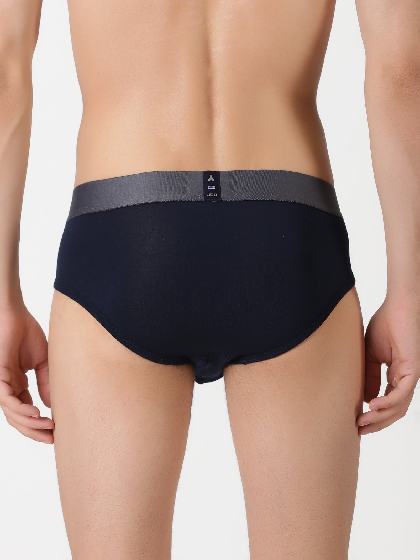 MEN'S Navy SOLID REGULAR FIT BRIEF