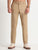 MEN'S KHAKI SOLID SLIM FIT TROUSER