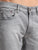 MEN'S  GREY SOLID SLIM FIT JEANS