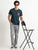 MEN'S  GREY SOLID SLIM FIT JEANS