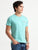 MEN'S GREEN SLIM FIT T SHIRT