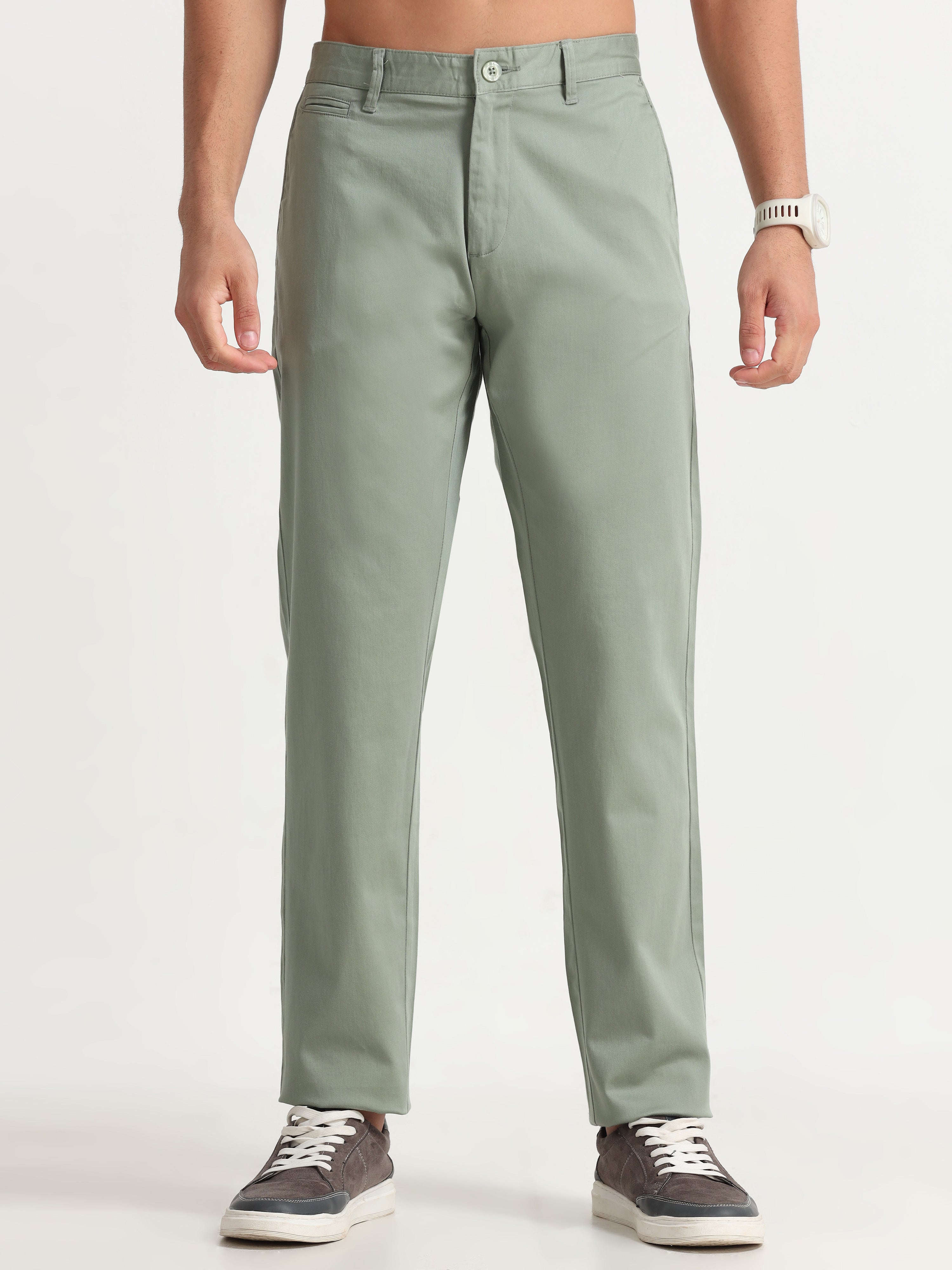 MEN'S  PISTA SOLID SLIM FIT TROUSER