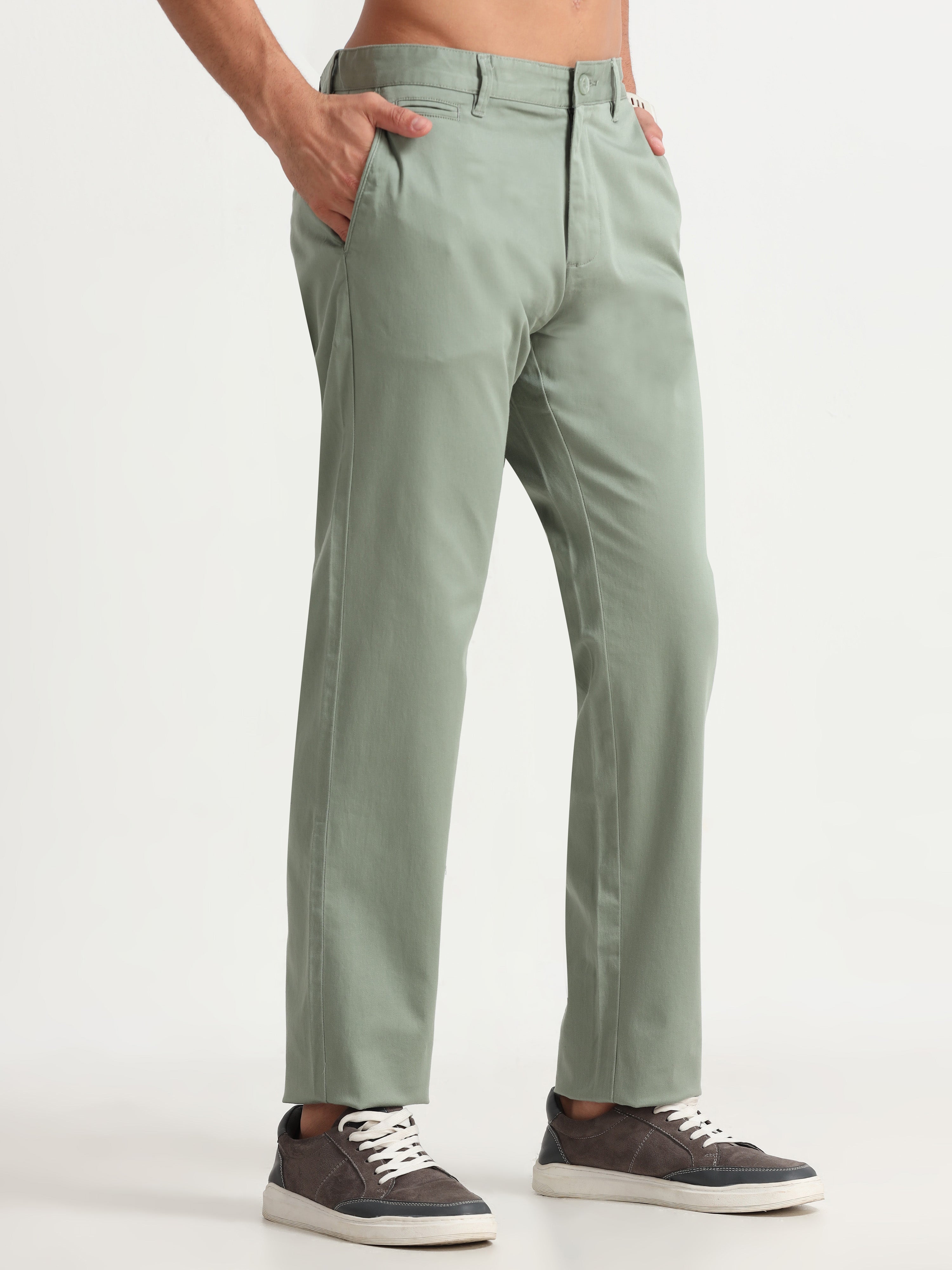 MEN'S  PISTA SOLID SLIM FIT TROUSER