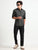 MEN'S BLACK SOLID SLIM FIT TROUSER