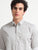 MEN'S EGGRU WHITE PRINT SLIM FIT SHIRT