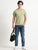 MEN'S OLIVE SLIM FIT T SHIRT