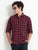 MEN'S DK.NAVY TWILL CHECKS SLIM FIT SHIRT