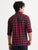 MEN'S DK.NAVY TWILL CHECKS SLIM FIT SHIRT