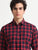 MEN'S DK.NAVY TWILL CHECKS SLIM FIT SHIRT