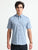 MEN'S BLUE PRINT SLIM FIT SHIRT