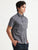 MEN'S DK.GREY PRINT SLIM FIT SHIRT