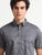 MEN'S DK.GREY PRINT SLIM FIT SHIRT