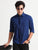 MEN'S NAVY SOLID SLIM FIT SHIRT