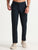 MEN'S NAVY SOLID SLIM FIT TROUSER