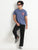 MEN'S LT BLUE SLIM FIT T SHIRT