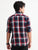 MEN'S RED CHECKS SLIM FIT SHIRT