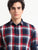 MEN'S RED CHECKS SLIM FIT SHIRT