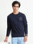 MEN'S NAVY SLIM FIT  SWEAT SHIRT