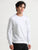 MEN'S ECRU MELANGE SLIM FIT SWEAT SHIRT