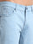 MEN'S BLUE SOLID SLIM FIT JEANS