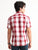 MEN'S MAROON CHECKS SLIM FIT SHIR