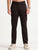 MEN'S BROWN SOLID SLIM FIT TROUSER