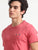 MEN'S LT RED SLIM FIT T SHIRT