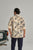 MEN'S DK.KHAKI PRINT SLIM FIT SHACKET