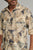 MEN'S DK.KHAKI PRINT SLIM FIT SHACKET