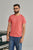 MEN'S LT RED SLIM FIT T SHIRT