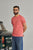 MEN'S LT RED SLIM FIT T SHIRT