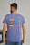 MEN'S LT BLUE SLIM FIT T SHIRT