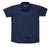 JDC Boy's Navy Blue Printed Shirt