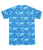 JDC Boy's Sea Blue Printed T-Shirt