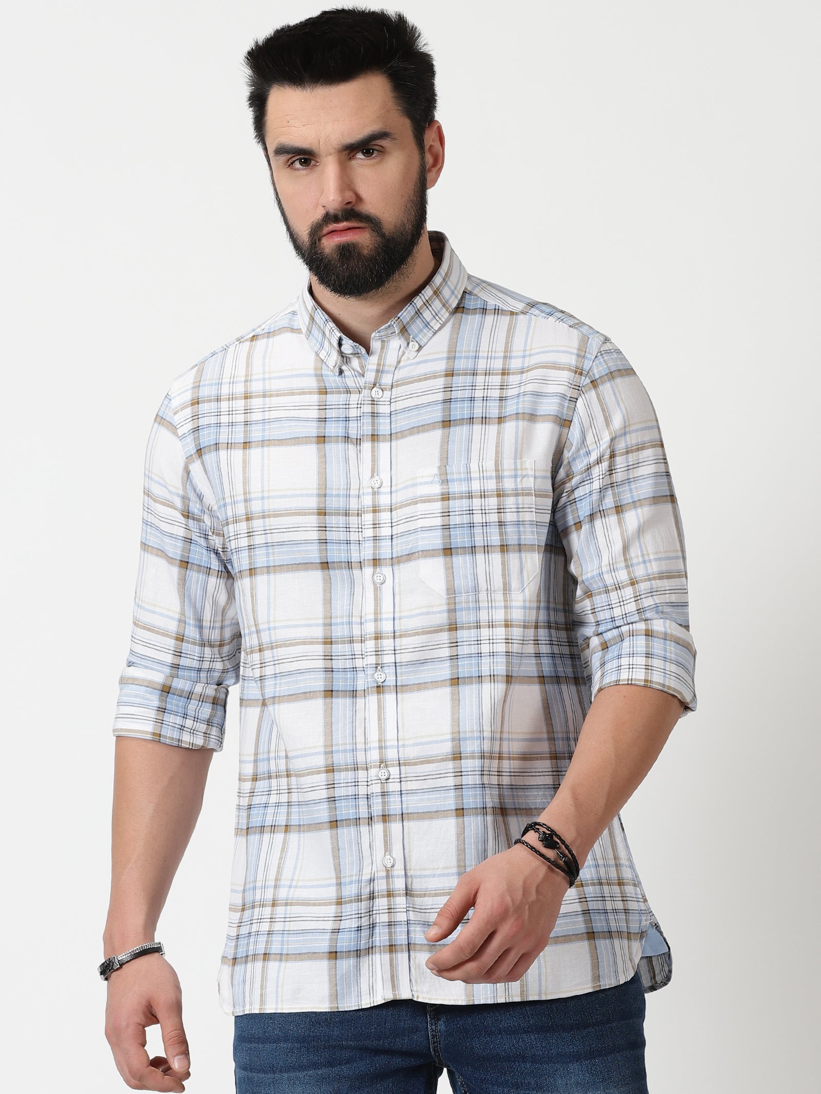 Feed Up Combo of 5 Men's Shirts 44 : : Clothing & Accessories