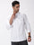 MEN'S WHITE SOLID SLIM FIT SHIRT