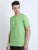 JDC Men's Green Solid T.shirt