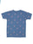 BOY'S BLUE PRINT REGULAR FIT T.SHIRT - JDC Store Online Shopping