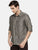 JDC Casual Solid Linen Shirt-Black