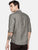 JDC Casual Solid Linen Shirt-Black