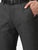 MEN'S DK GREY SOLID TAPERED FIT TROUSER
