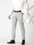 MEN'S LT GREY SOLID TAPERED FIT TROUSER